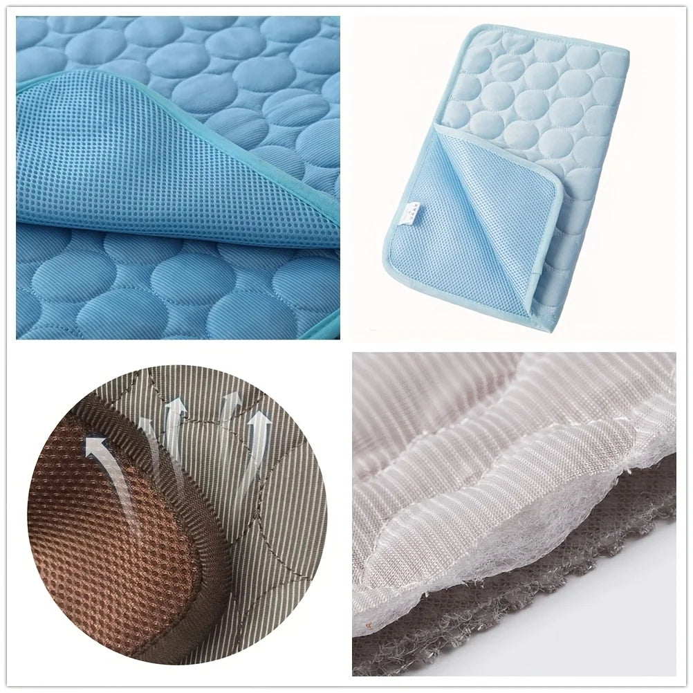 Alfombra Refrescante para Perros y Gatos | Gel Autorrefrigerante, Lavable, Sin Electricidad