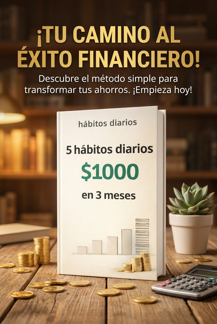 5 Hábitos Diarios para Ahorrar 1.000€ en 3 Meses